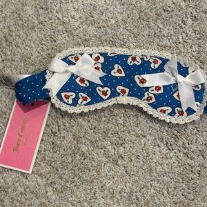 Juicy Couture Blue Heart Sleep Mask brand new with tags
